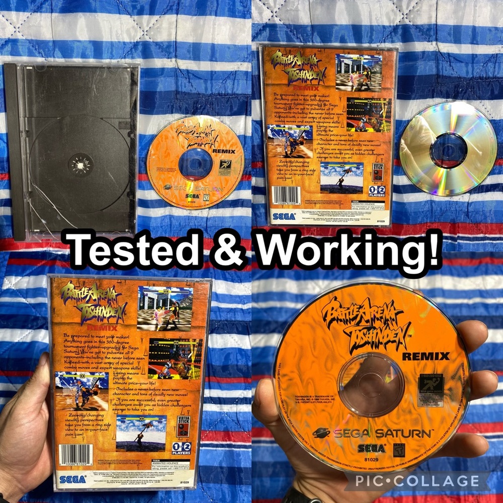 Battle Arena Toshinden Remix Sega Saturn (1996)  Missing Manual